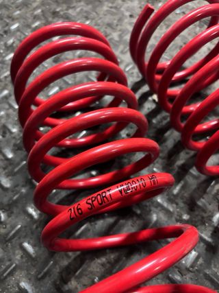 Muelles Suspension BMW E46 Rojos