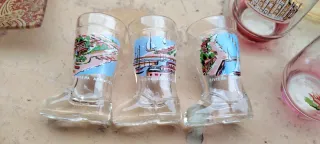 Set Bicchieri e Bottiglia Vetro