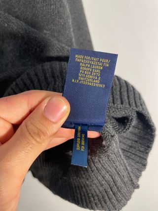 Maglione Polo Ralph Lauren Grigio Taglia L