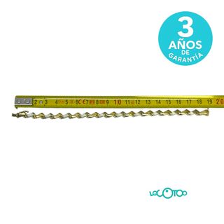 Pulsera Oro 18K Bicolor 18cm