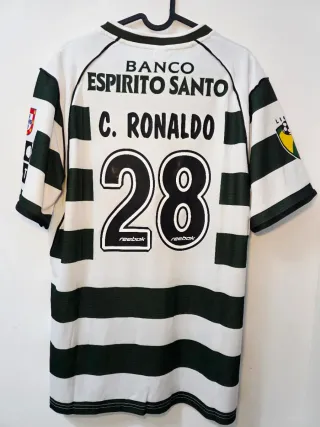 Camiseta Sporting CP Retro Ronaldo Talla L