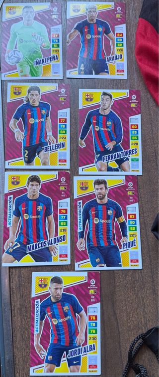 Cartas Fútbol FC Barcelona Panini
