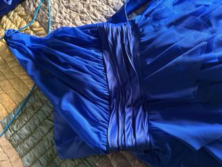 Vestido azul eléctrico para eventos