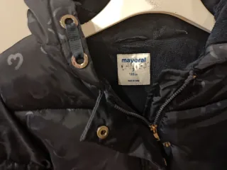 Abrigo niña Mayoral negro T122