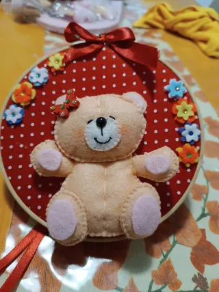 Ornamento Orsetto per cameretta bimba