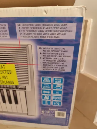 Piano Eléctrico Bontempi 5 Plus