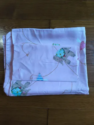 Capa edredom berço 1,20x60 Inclui a fronha de almo