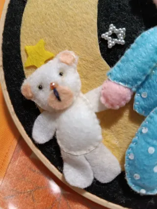 Ornamento cameretta bimbo luna e stelle