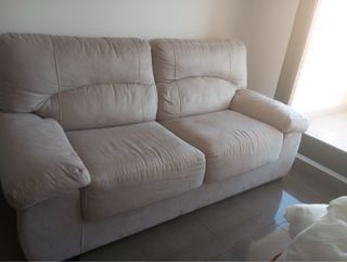 Sofá beige tela como nuevo Recogida en Benidorm