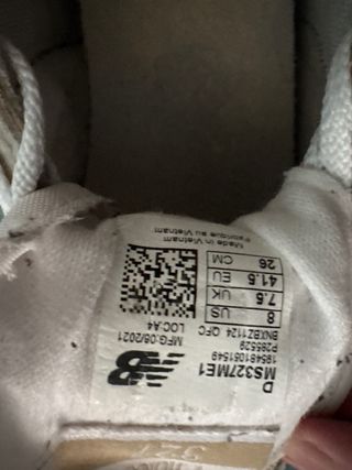 Zapatillas New Balance Beige/Gris