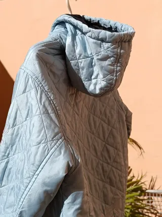 Chaqueta Spyder Sintética Capucha Azul