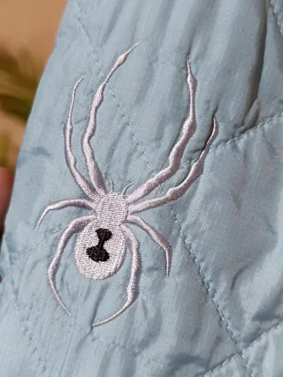 Chaqueta Spyder Sintética Capucha Azul