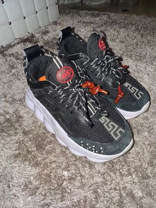 Versace Chain Reaction Sneakers Nero