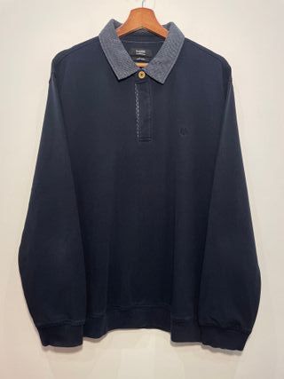 Bugatti Felpa Girocollo Blu Navy Y2K XXL