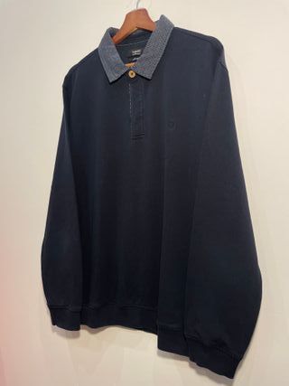 Bugatti Felpa Girocollo Blu Navy Y2K XXL