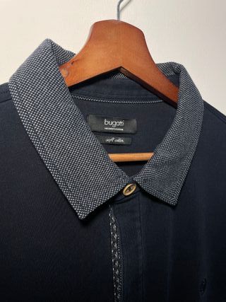 Bugatti Felpa Girocollo Blu Navy Y2K XXL