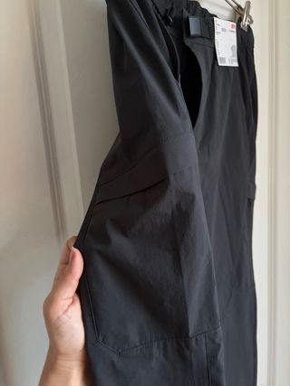 Pantalones Uniqlo Hombre Negros Nuevos Talla S