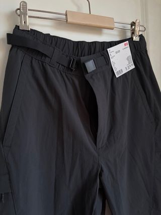 Pantalones Uniqlo Hombre Negros Nuevos Talla S