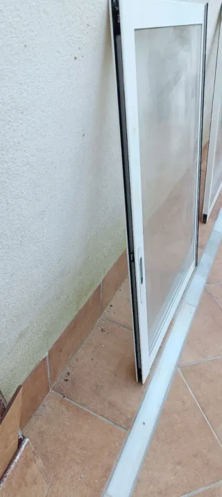 Hojas correderas ventana doble acristalamiento