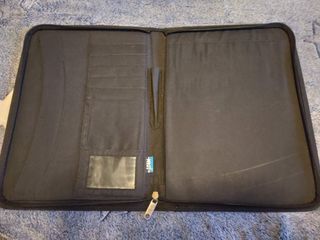 Cartellina portadocumenti A4 pelle nera