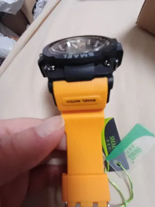 Reloj SMAEL Negro y Naranja
