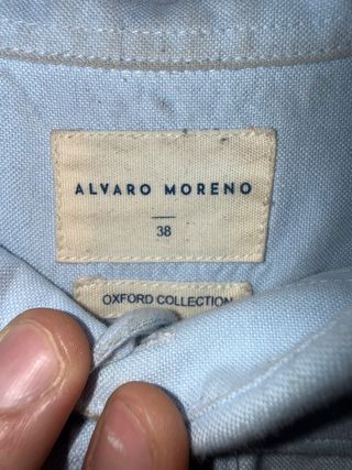Camisa Alvaro Moreno Celeste Talla 38