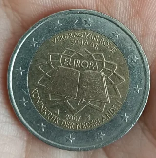 Moneda Conmemorativa Tratado de Roma 2007