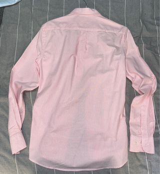 Camisa rayas rosa y blanca Alvaro Moreno Talla M