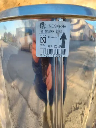 Tubo de chimenea Negarra metálico