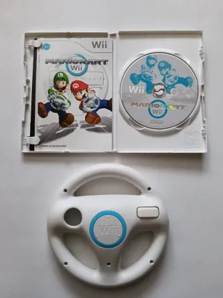 Mario Kart Wii + Volante Nintendo Wii