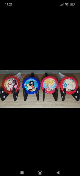 4 Chapas Dragon Ball Z