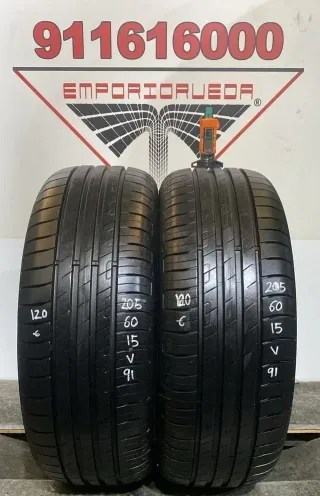 205 60 15 V GOODYEAR RUEDA AL 90% VIDA UTIL