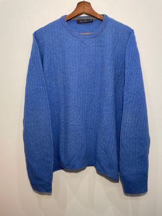 Maglione Conte Of Florence Azzurro TG XXL