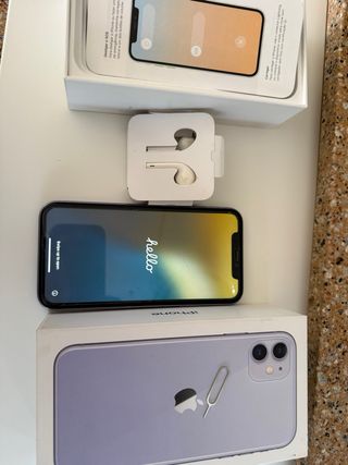 iPhone 11 128GB Viola con Batteria Nuova