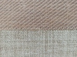 2 Tappeti in tessuto beige e marrone