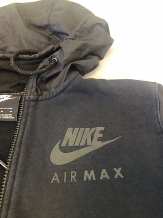 Sudadera Nike Air Max Negra Cortavientos