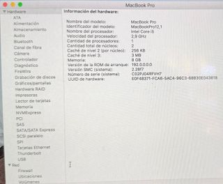 MacBook Pro 13 Gris Plata_500GB