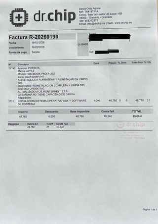 MacBook Pro 13 Gris Plata_500GB