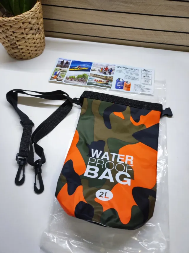 Bolsa Estanca Naranja Camuflaje 2L