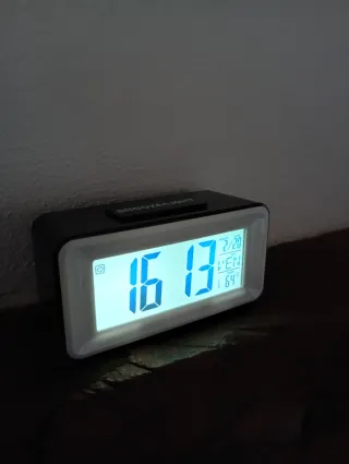 Sveglia Digitale Led Controllo Vocale