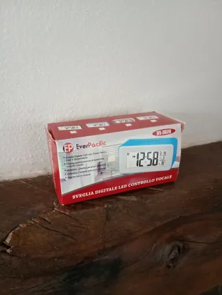 Sveglia Digitale Led Controllo Vocale