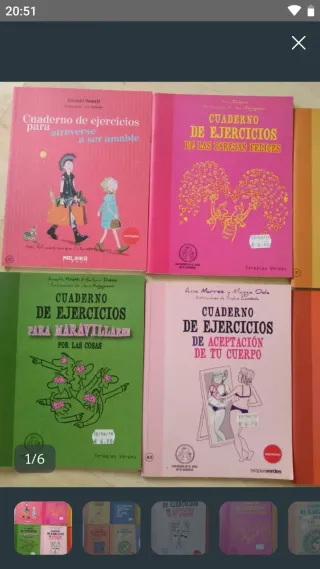 Cuadernos de ejercicios de autoayuda