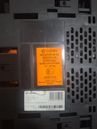 Silla coche Cybex Solution M-fix azul