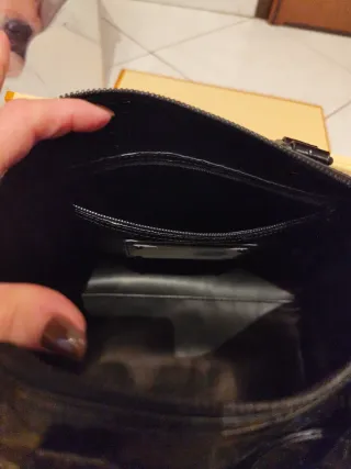 Borsa  Nera Coccodrillo