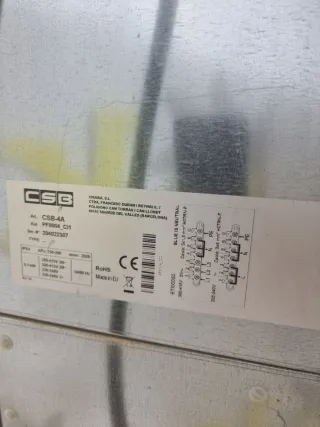 Horno profesional conveccion CSG CISABA 09855