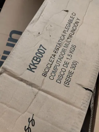 Bicicleta estática plegable magnética con pantalla