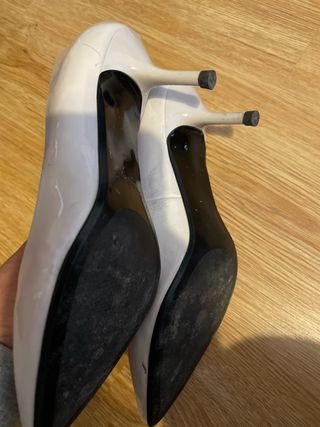 Lote zapatos y sandalias beige y marrón