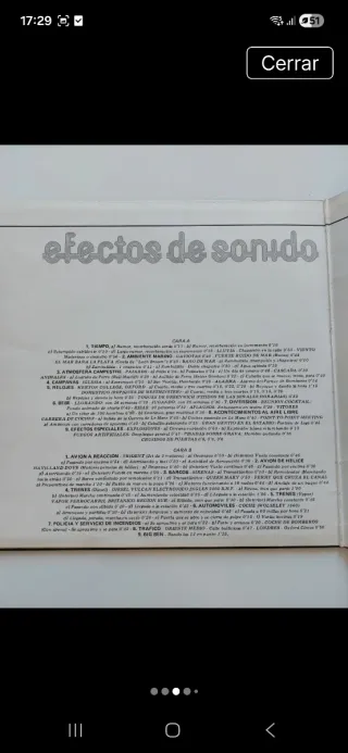 Vinile Effetti Sonori Diapason Circolo Lettori