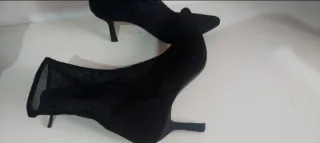 Botines de red Zara negros. Envio por inpost.