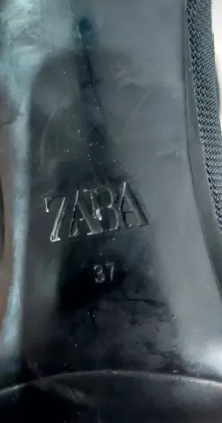 Botines de red Zara negros. Envio por inpost.